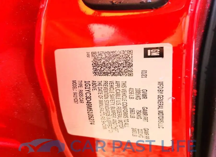 1G1YC3D49M5105274# 12