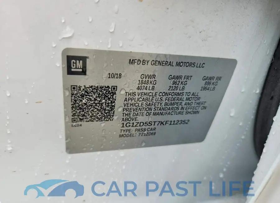 1G1ZD5ST7KF112352# 12