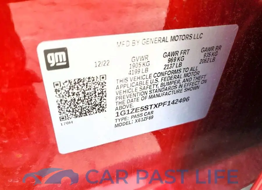 1G1ZE5STXPF142496# 12
