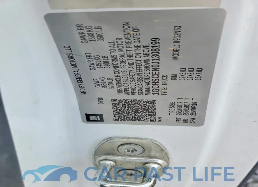 1GCHSCEN0J1308199# 12