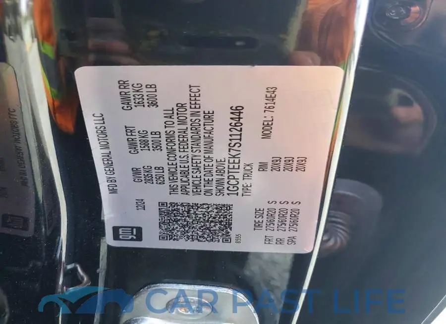 1GCPTEEK7S1126446# 12