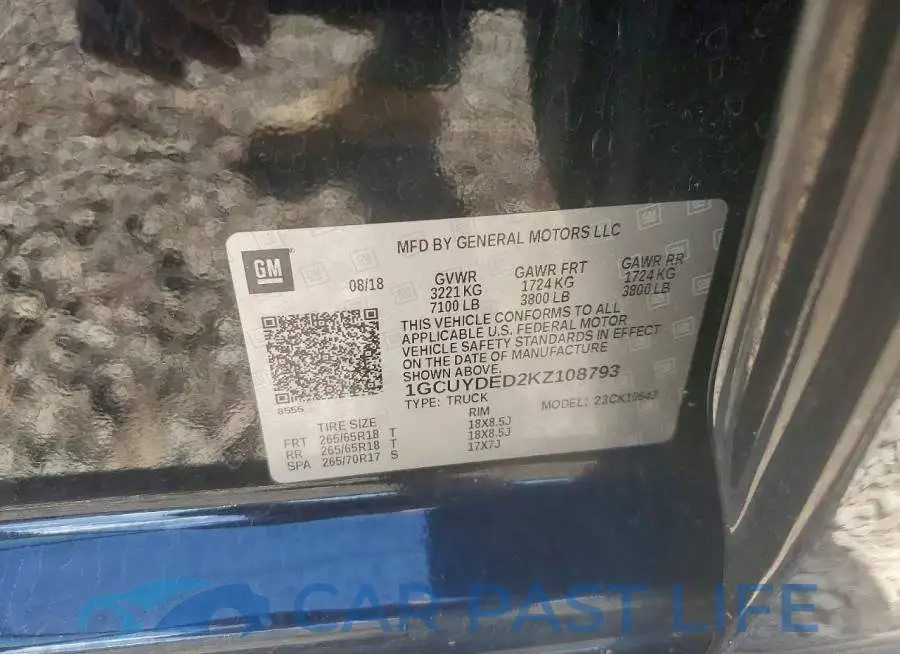 1GCUYDED2KZ108793# 13