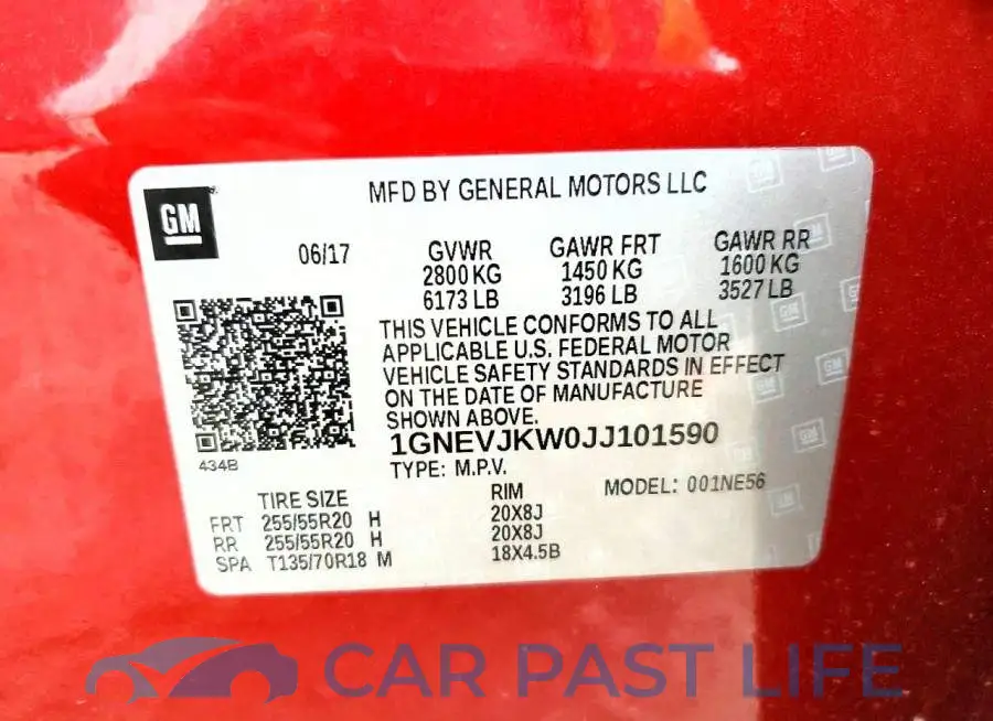 1GNEVJKW0JJ101590# 13