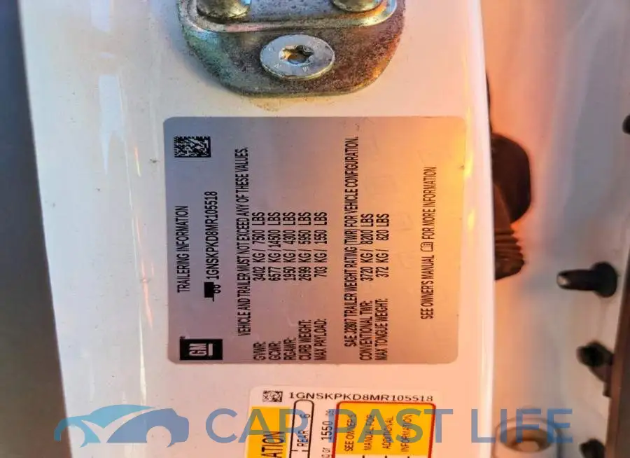 1GNSKPKD8MR105518# 13