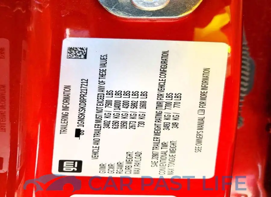1GNSKSKD8PR217212# 13
