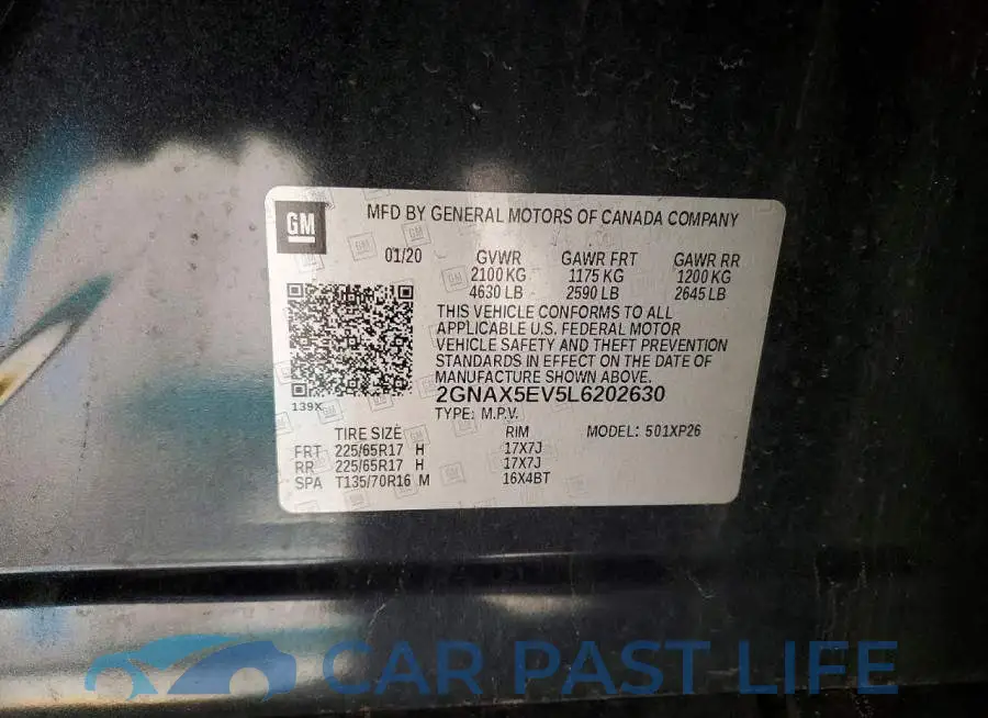 2GNAX5EV5L6202630# 13
