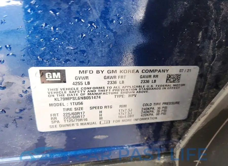 KL79MPSL6NB051474# 13
