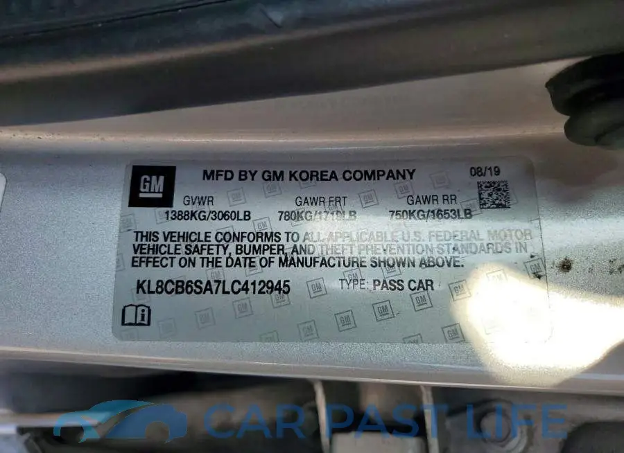 KL8CB6SA7LC412945# 12