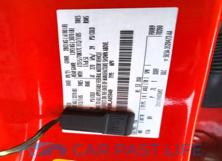 1FMEE5DP0MLA85949# 13