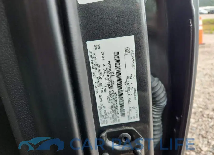 1FTEW1CB5KFB50600# 12