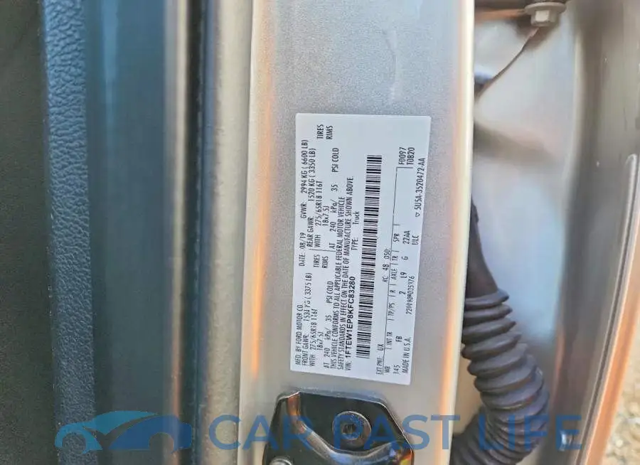 1FTEW1EP8KFC83280# 12