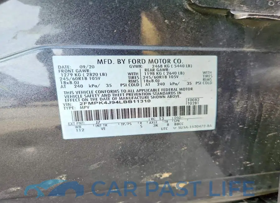 2FMPK4J94LBB11310# 13
