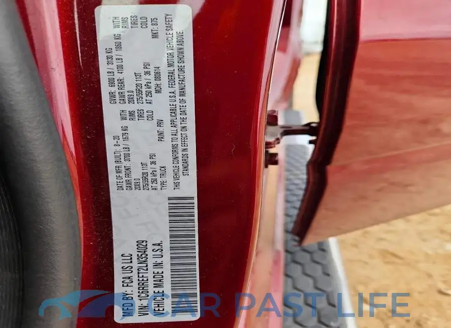1C6RREFT2LN354029# 12