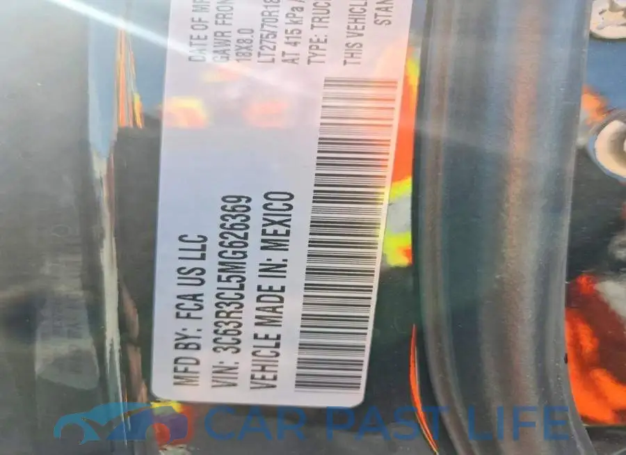 3C63R3CL5MG626369# 12