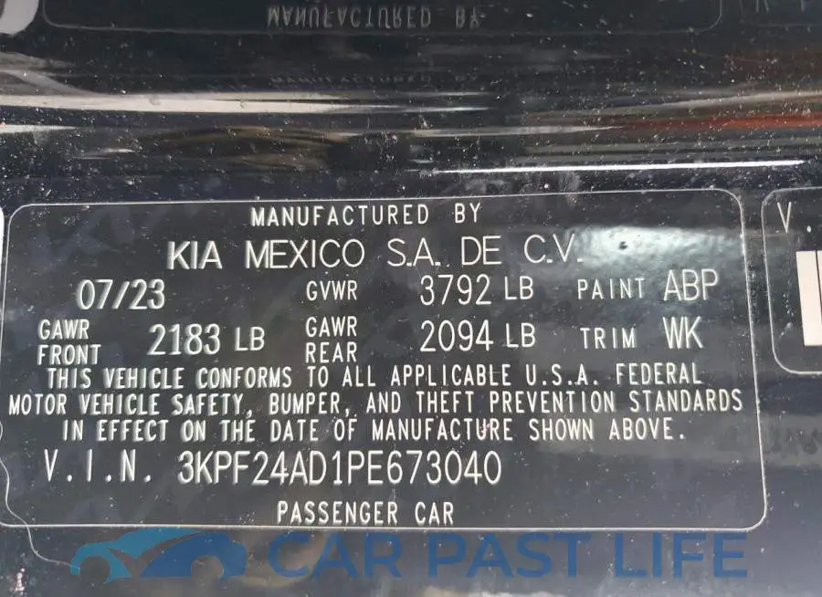 3KPF24AD1PE673040# 12