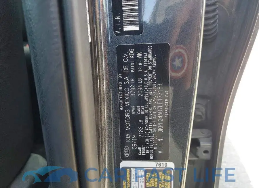3KPF24AD7LE173183# 12