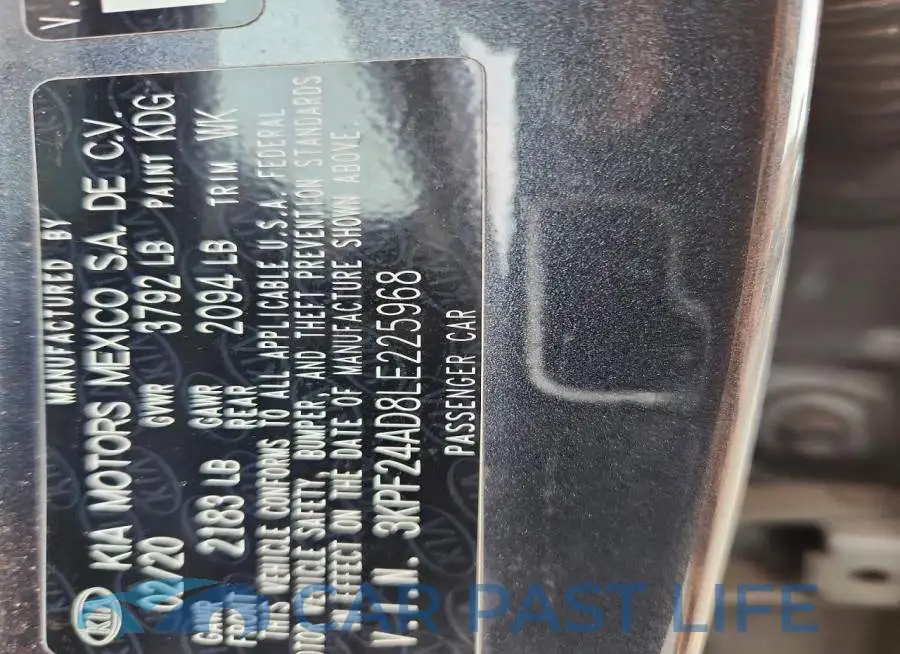 3KPF24AD8LE225968# 13