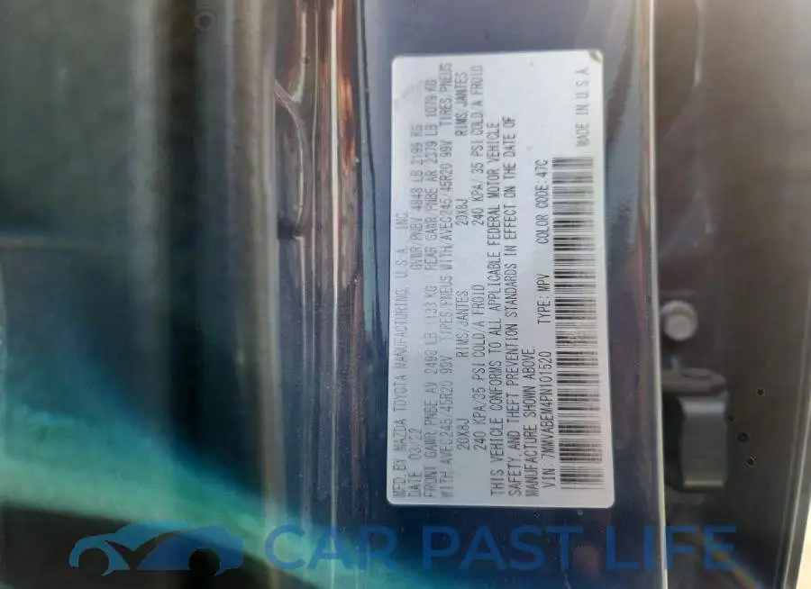 7MMVABEM4PN101520# 13