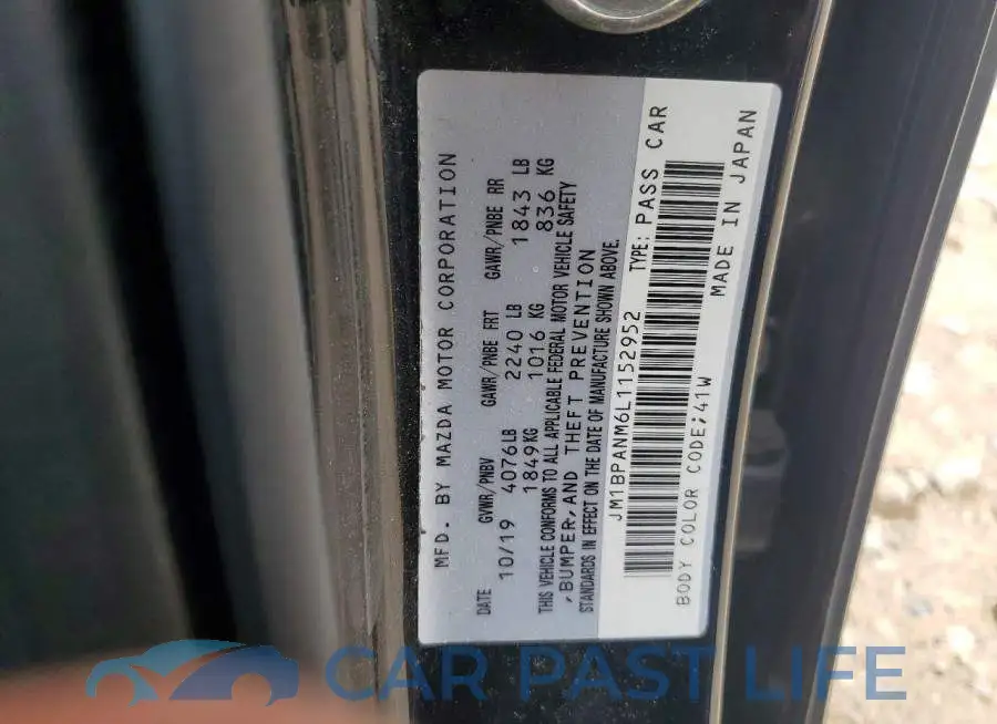 JM1BPANM6L1152952# 12