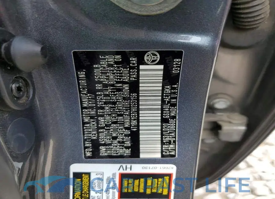 4T1BK1EB7HU253156# 12