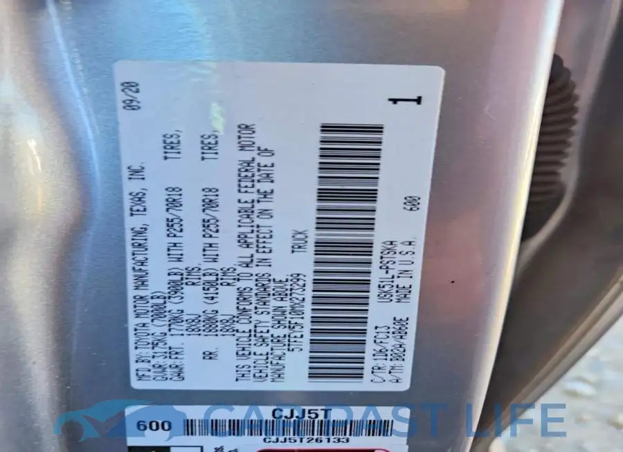 5TFEY5F10MX273299# 12