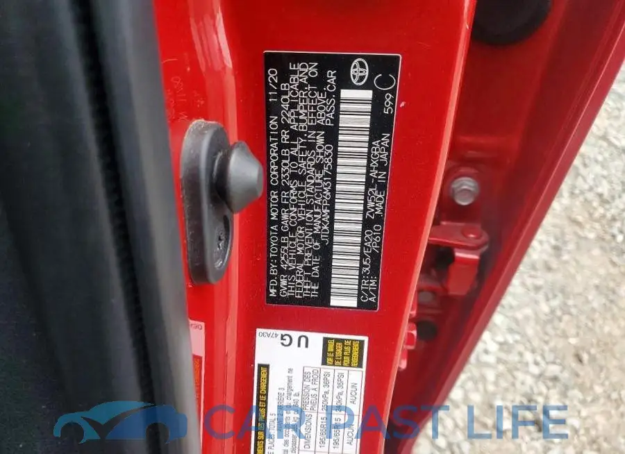 JTDKAMFP6M3175830# 12