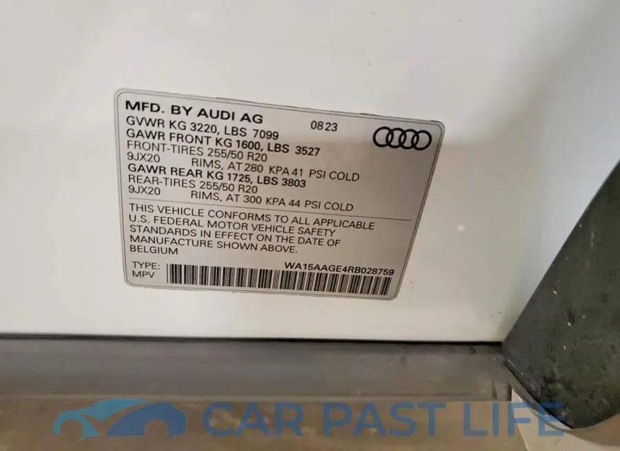 WA15AAGE4RB028759# 13