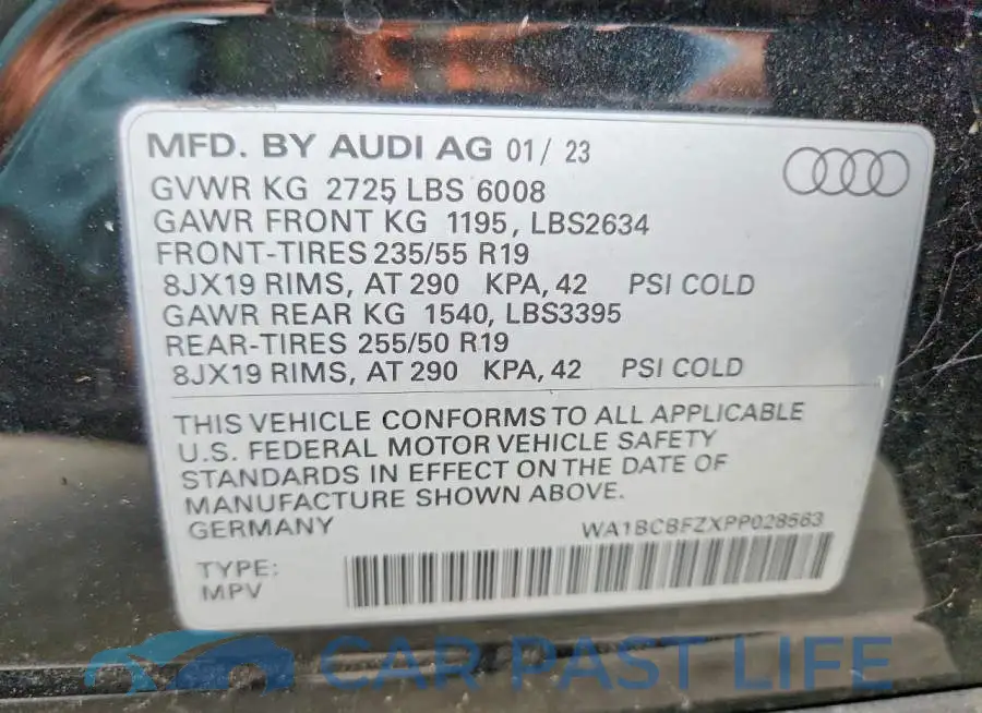 WA1BCBFZXPP028563# 13