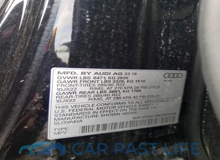 WA1CVAF16KD033708# 13