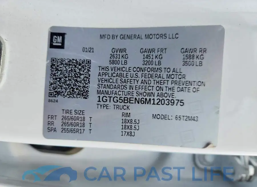 1GTG5BEN6M1203975# 12