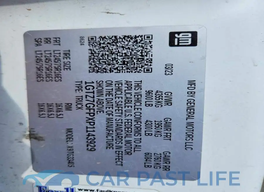 1GTZ7GFPXP1143929# 13