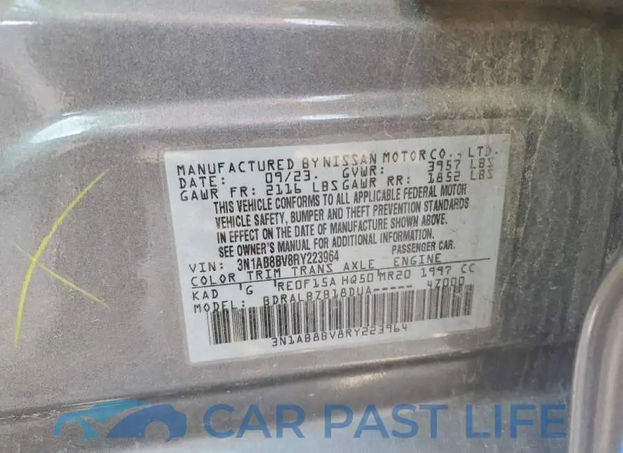 3N1AB8BV8RY223964# 13