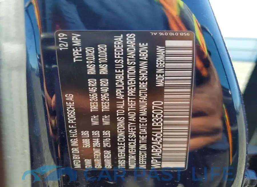 WP1AB2A56LLB35070# 13