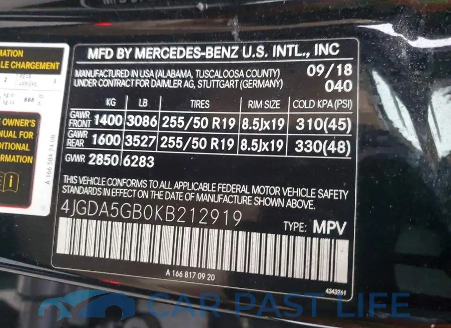 4JGDA5GB0KB212919# 14