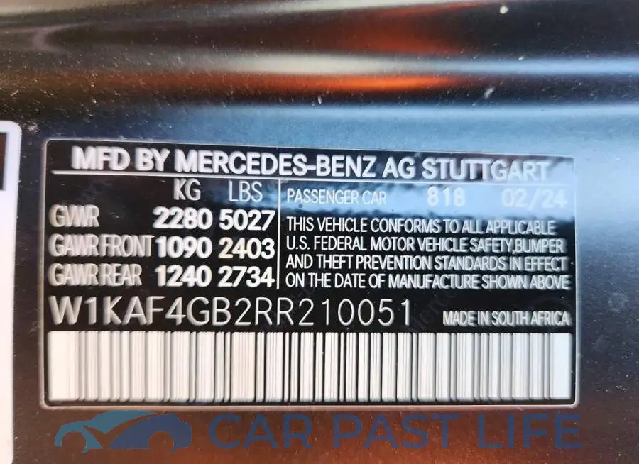 W1KAF4GB2RR210051# 13