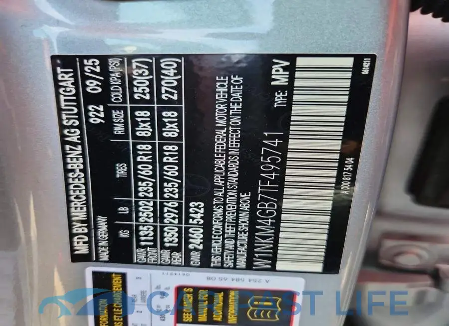 W1NKM4GB7TF495741# 14