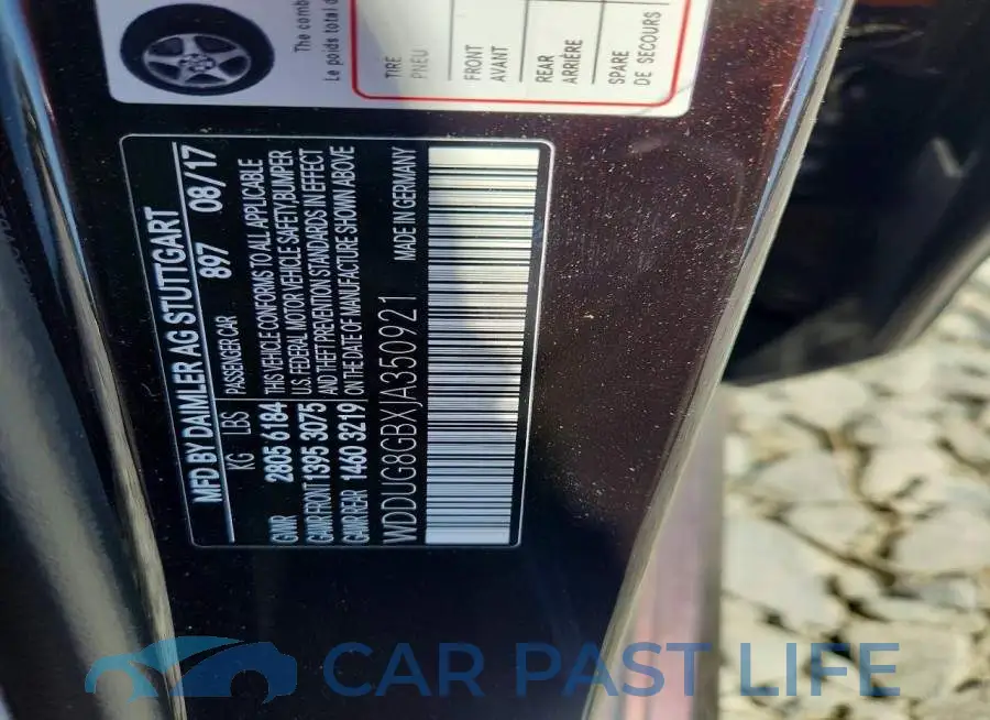 WDDUG8GBXJA350921# 12