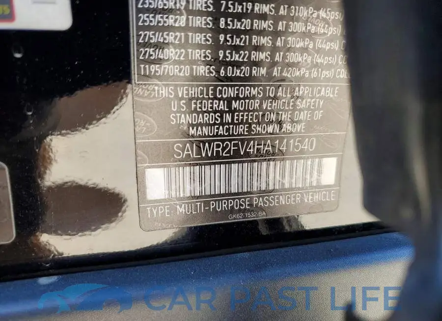 SALWR2FV4HA141540# 14