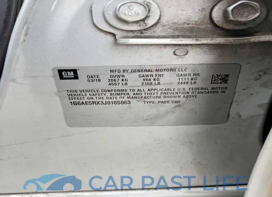 1G6AE5RX3J0165063# 12