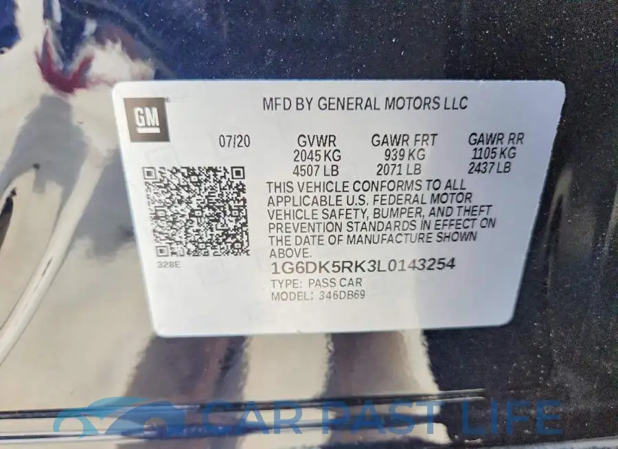 1G6DK5RK3L0143254# 12