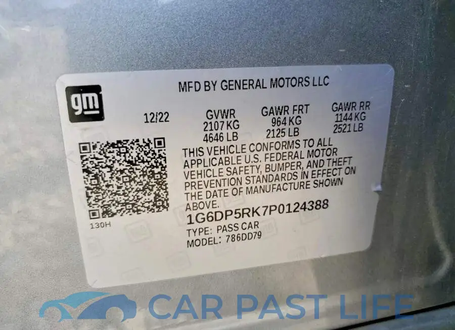 1G6DP5RK7P0124388# 12