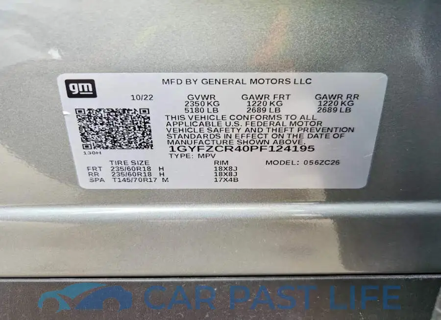 1GYFZCR40PF124195# 13