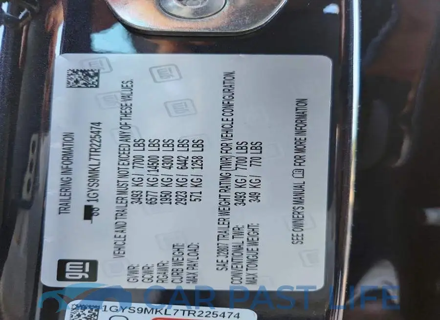 1GYS9MKL7TR225474# 13
