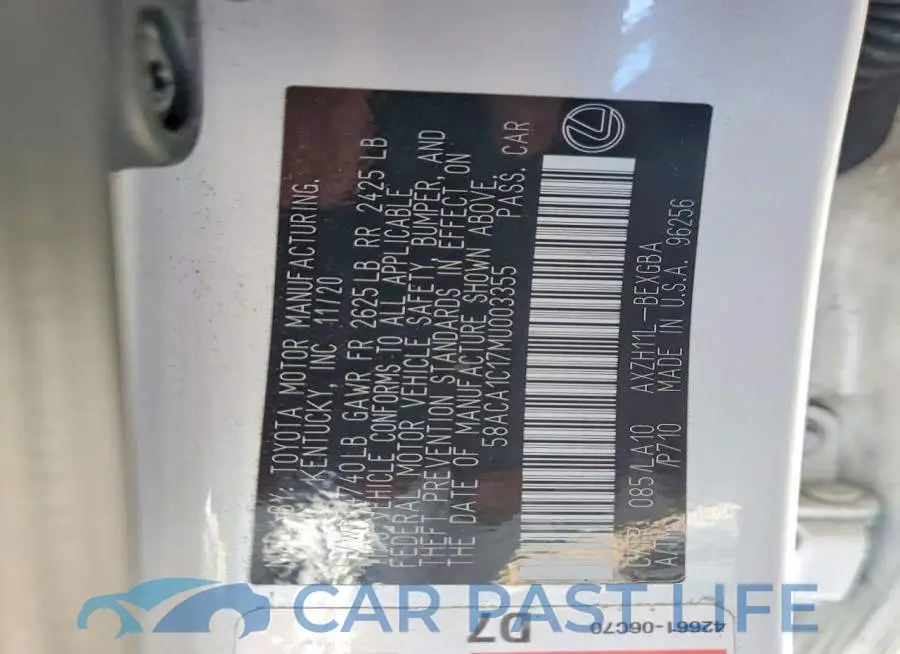 58ACA1C17MU003355# 12