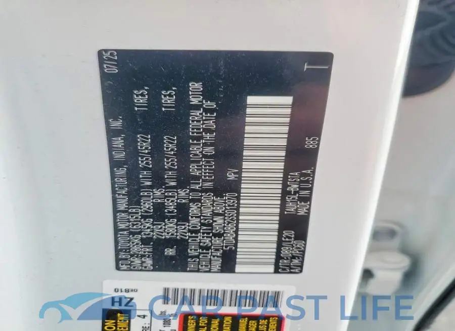 5TDABAB62SS013970# 14