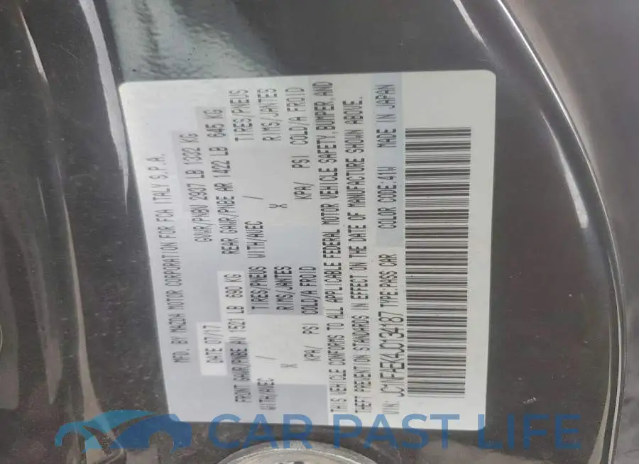 JC1NFAEK4J0134187# 12