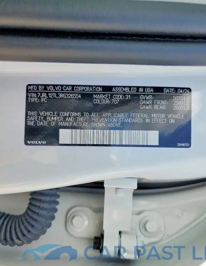 7JRL12TL3RG326554# 13