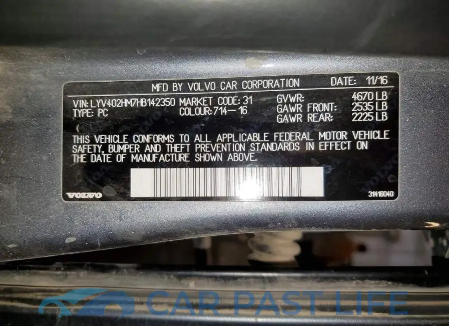 LYV402HM7HB142350# 12