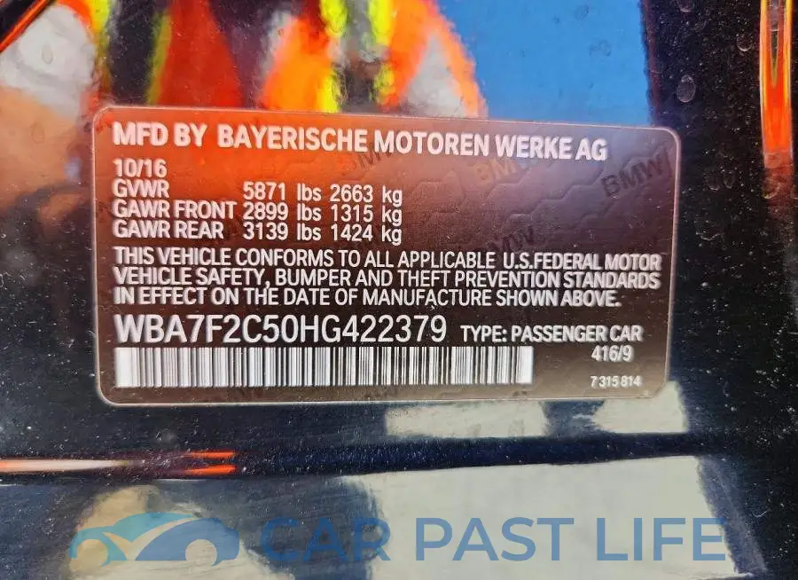 WBA7F2C50HG422379# 13