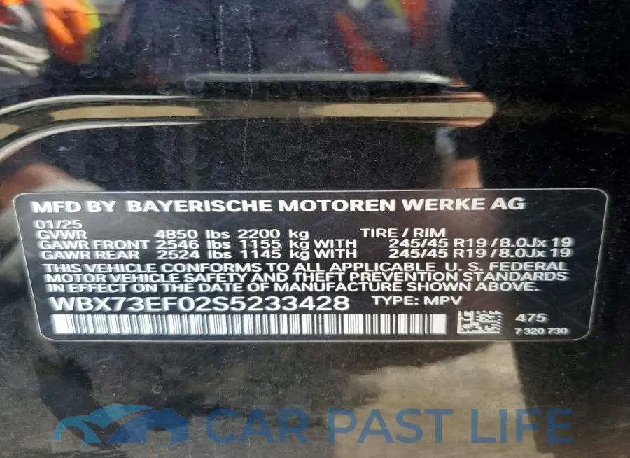 WBX73EF02S5233428# 14